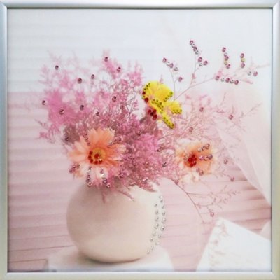 Картина Гербера с кристалла...