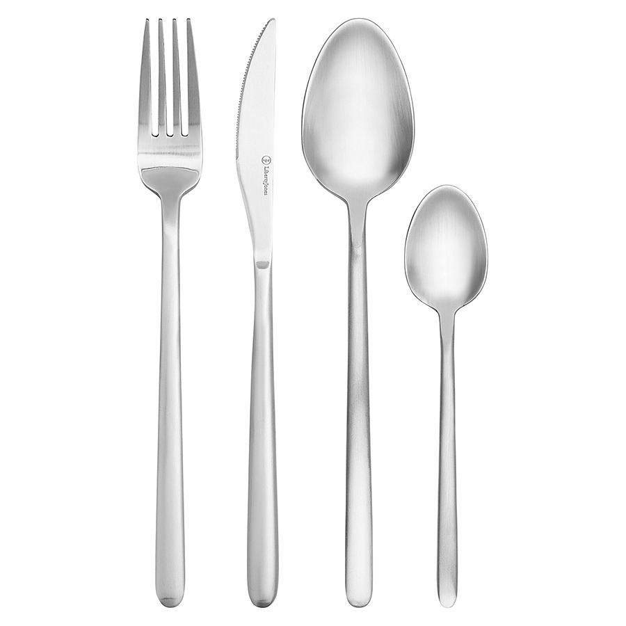 Фото Набор столовых приборов pure, серебристые матовые, 16 пред. (78609) - интернет-магазин МегаТерем в Москве