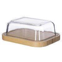 Масленка стеклянная, 18х14х6 см (74778)