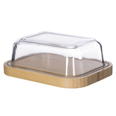 Масленка стеклянная, 18х14х6 см (74778)