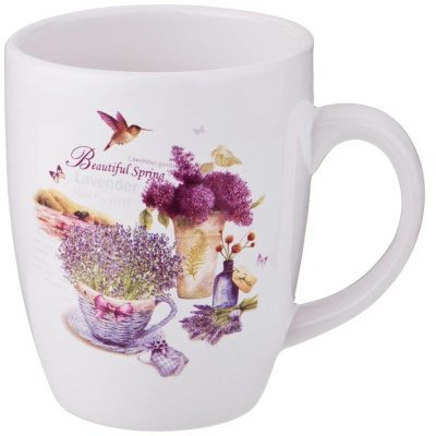 Кружка agness лавандовая ве...