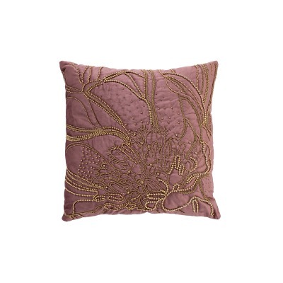 Подушка с бисером Пионы пыл...