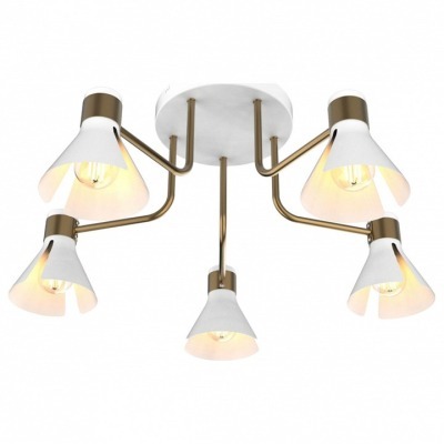 Потолочная люстра Imex MD.8312 MD.8312-5-S-WH+AB IMX_MD.8312-5-S-WH_AB