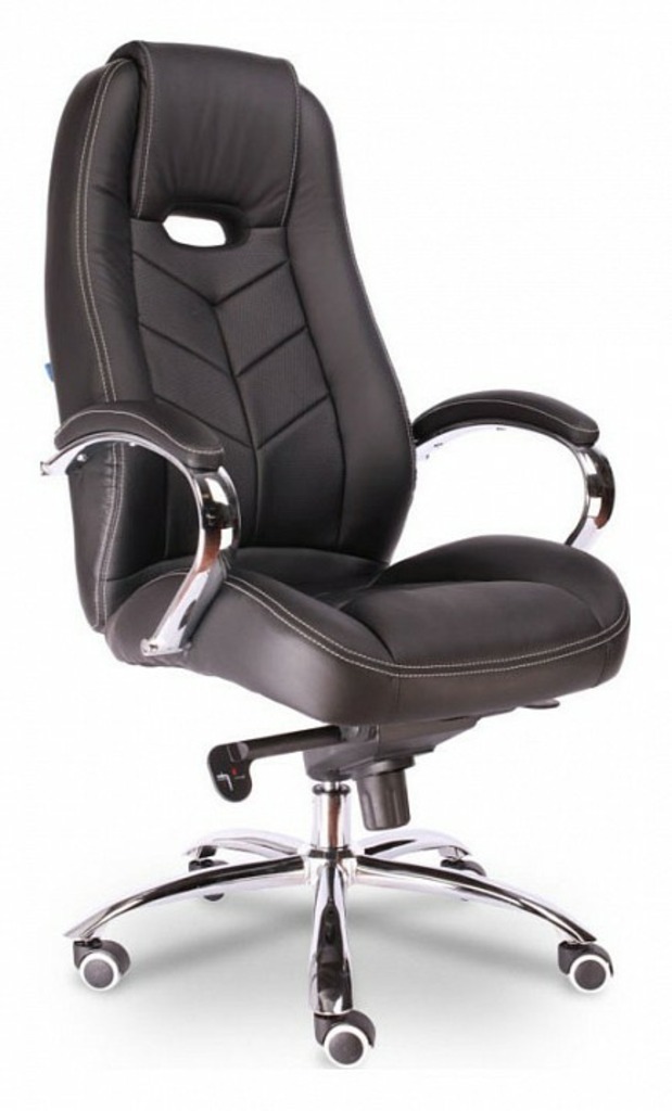 Фото Кресло для руководителя Drift EC-331-1 Leather Black EVP_202372 - интернет-магазин МегаТерем в Москве