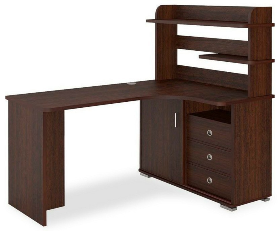 Фото Стол компьютерный Домино СР-165 MER_SR-165-V-PRAV-NOVYJ - интернет-магазин МегаТерем в Москве