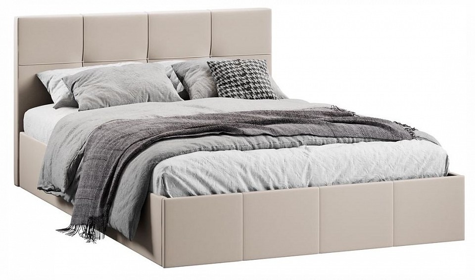 Фото Кровать полутораспальная Лора с ПМ TRI_260625 - интернет-магазин МегаТерем в Москве