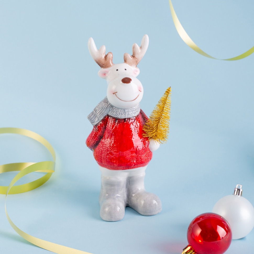 Фото Статуэтка олень 10,3х8х20,8 см Lefard (146-2235) - интернет-магазин МегаТерем в Москве