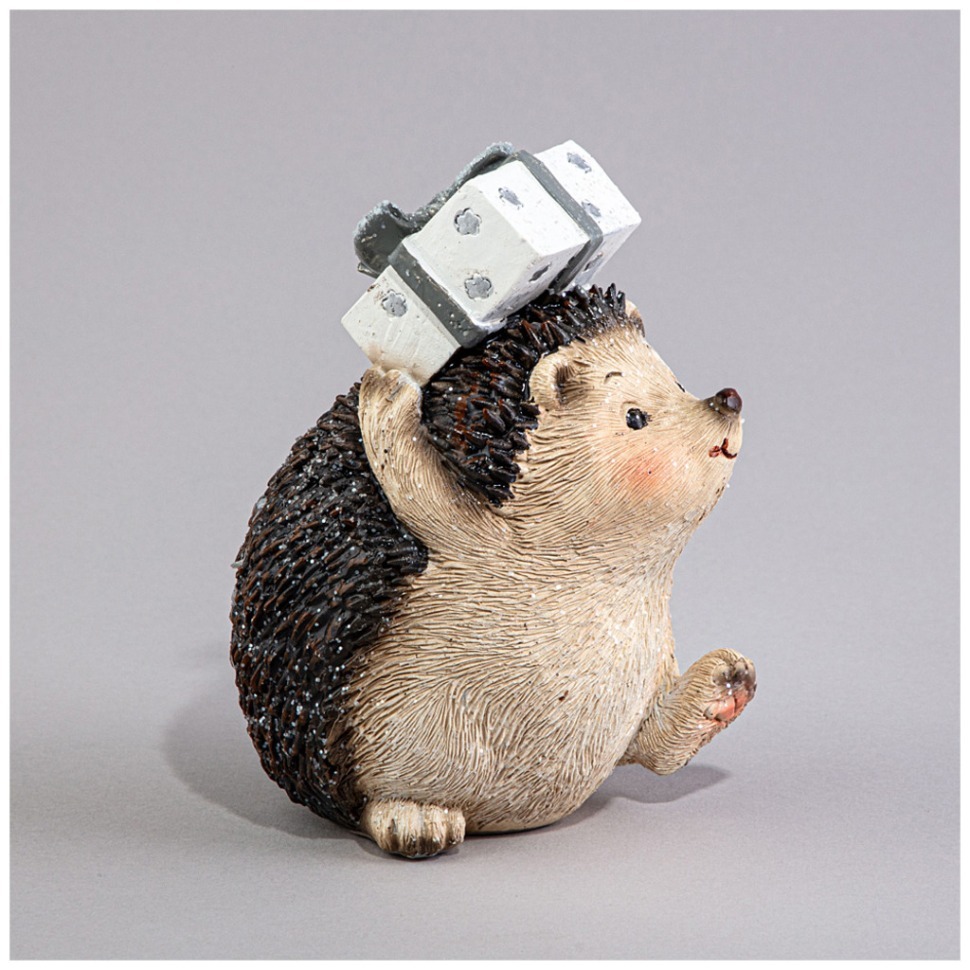 Фото Статуэтка ежик 8,5х10х12,5 см Lefard (121-110) - интернет-магазин МегаТерем в Москве
