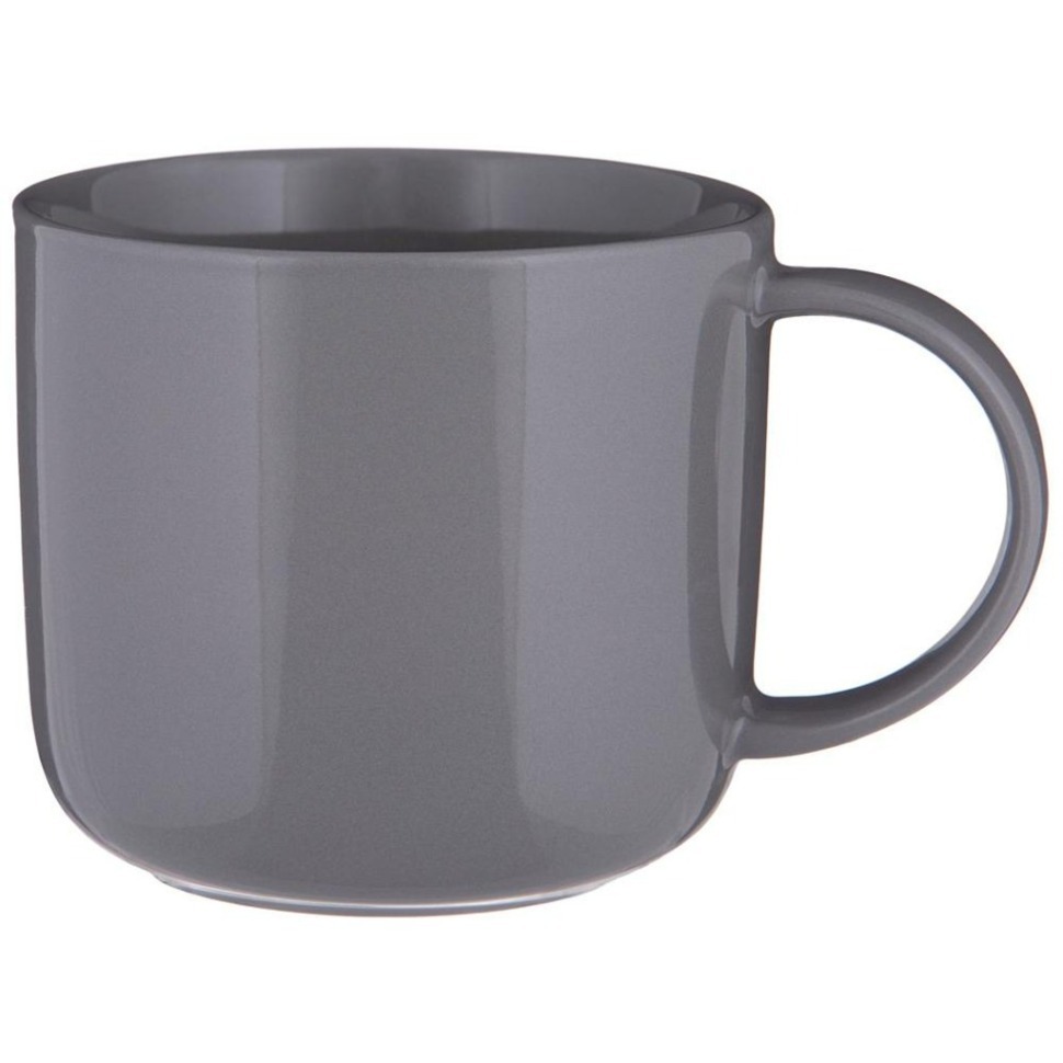 Фото Кружка bronco luster 440 мл серая (407-127)  - интернет-магазин МегаТерем в Москве