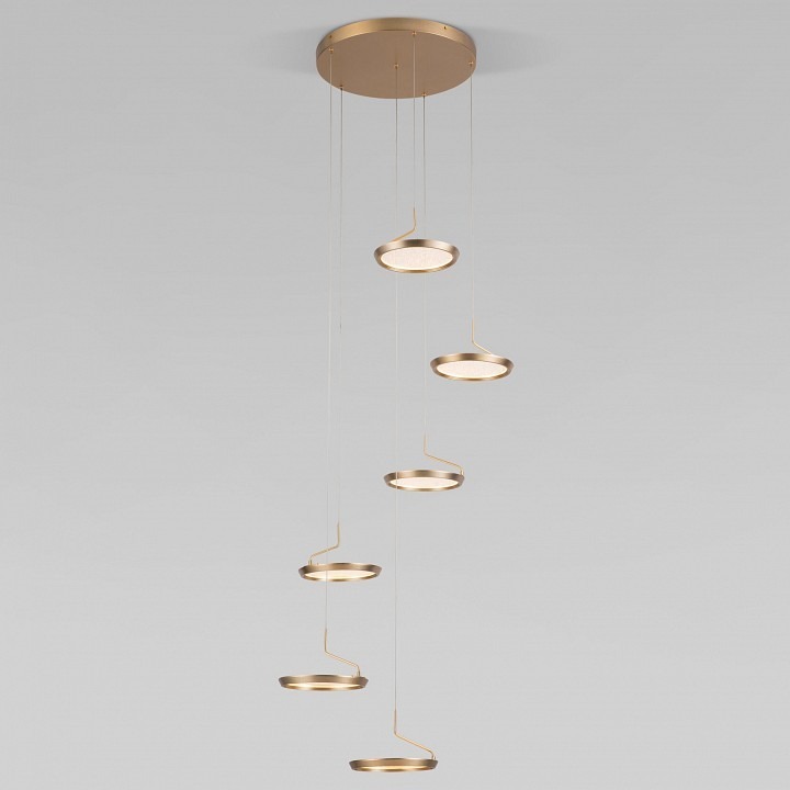 Фото Подвесной светильник Eurosvet Crespella 90034/6 золото EV_a069295 - интернет-магазин МегаТерем в Москве