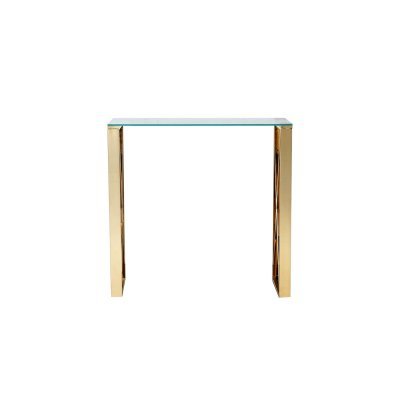 Консоль прозр.стекло/золото...