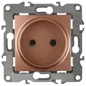 Фото Розетка без заземления, без рамки Эра Эра 12 12-2105-14 ER_B0019337 - интернет-магазин МегаТерем в Москве