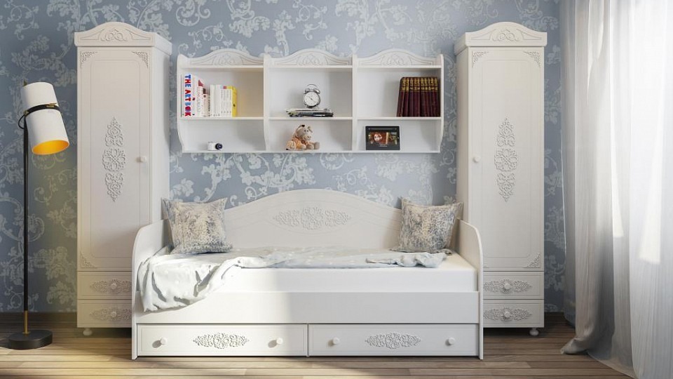 Фото Гарнитур для детской Ассоль KOM_Assol_childrens_room_1 - интернет-магазин МегаТерем в Москве