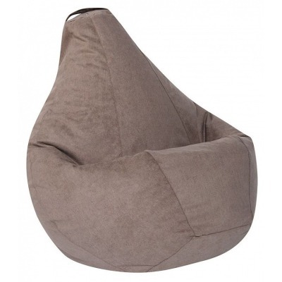 Кресло-мешок Бежевый Велюр ...