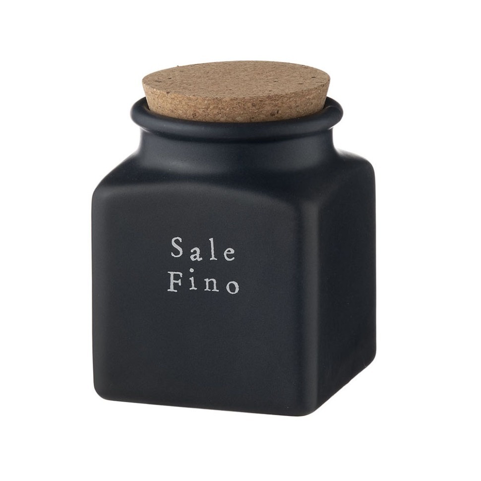 Фото Ёмкость для соли с крышкой Nero Easy 14.5 см 9064/4-EAB - интернет-магазин МегаТерем в Москве