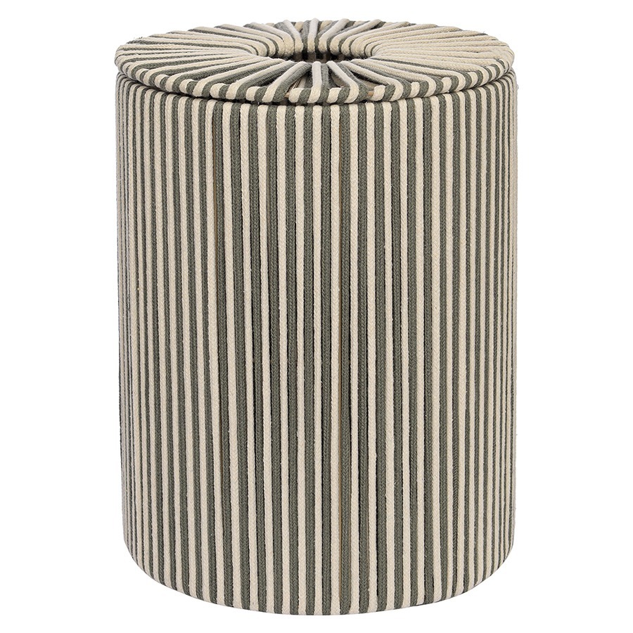 Фото Корзина плетеная dholak grey из коллекции ethnic, размер l (77213) - интернет-магазин МегаТерем в Москве