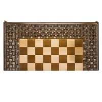 Шахматы + нарды резные"Армянский Орнамент" 60, Haleyan (28481)