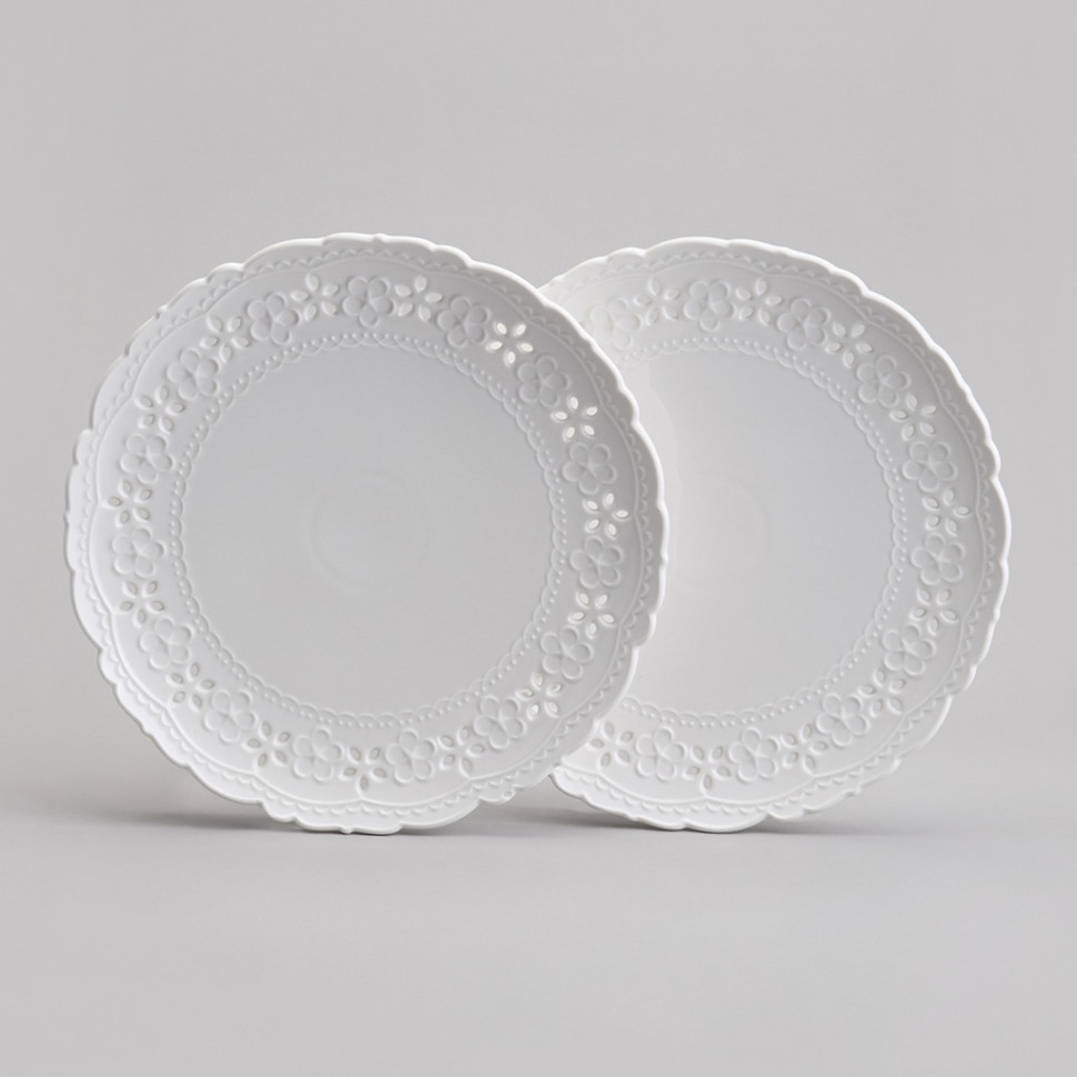 Фото Набор тарелок обеденных lefard style 2 шт. 25*2,5 см (441-059)  - интернет-магазин МегаТерем в Москве