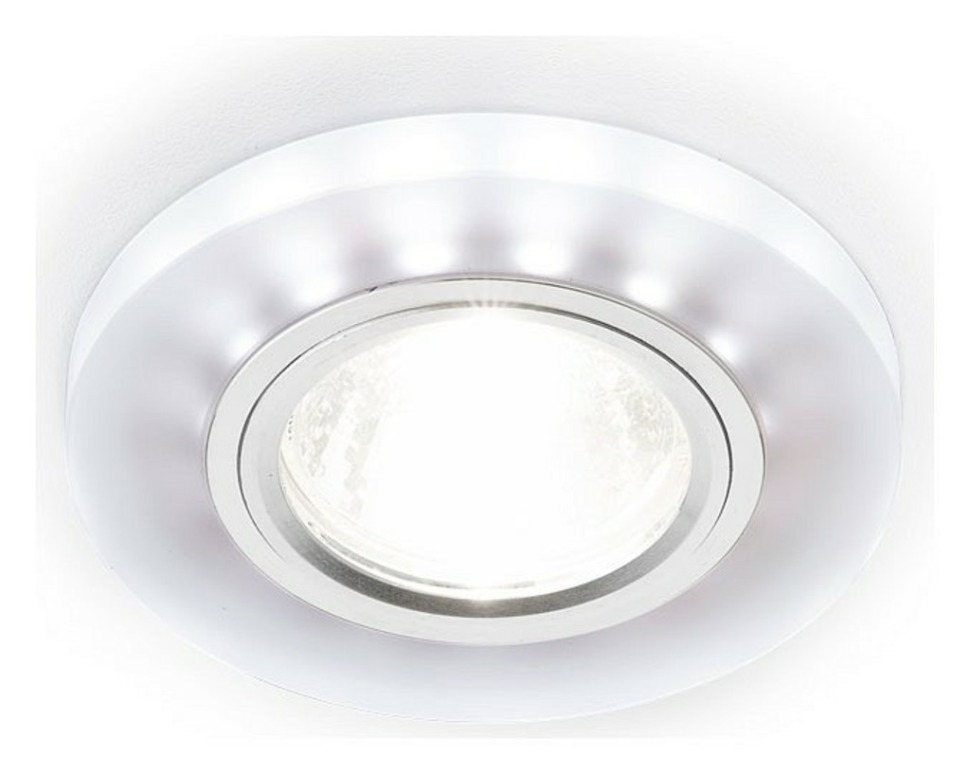 Фото Встраиваемый светильник Ambrella Light S S214 WH/CH/WH AMBR_S214_WH_CH_WH - интернет-магазин МегаТерем в Москве