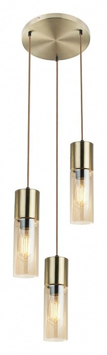 Фото Подвесной светильник TopLight Ilene TL1628H-03GD TPL_TL1628H-03GD - интернет-магазин МегаТерем в Москве