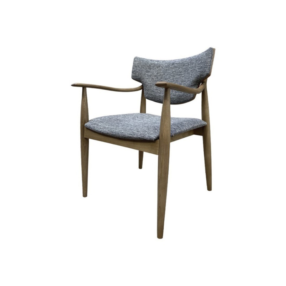 Фото Полукресло Gusto178A/21542-47, Ясень, текстиль, grey, ROOMERS FURNITURE - интернет-магазин МегаТерем в Москве