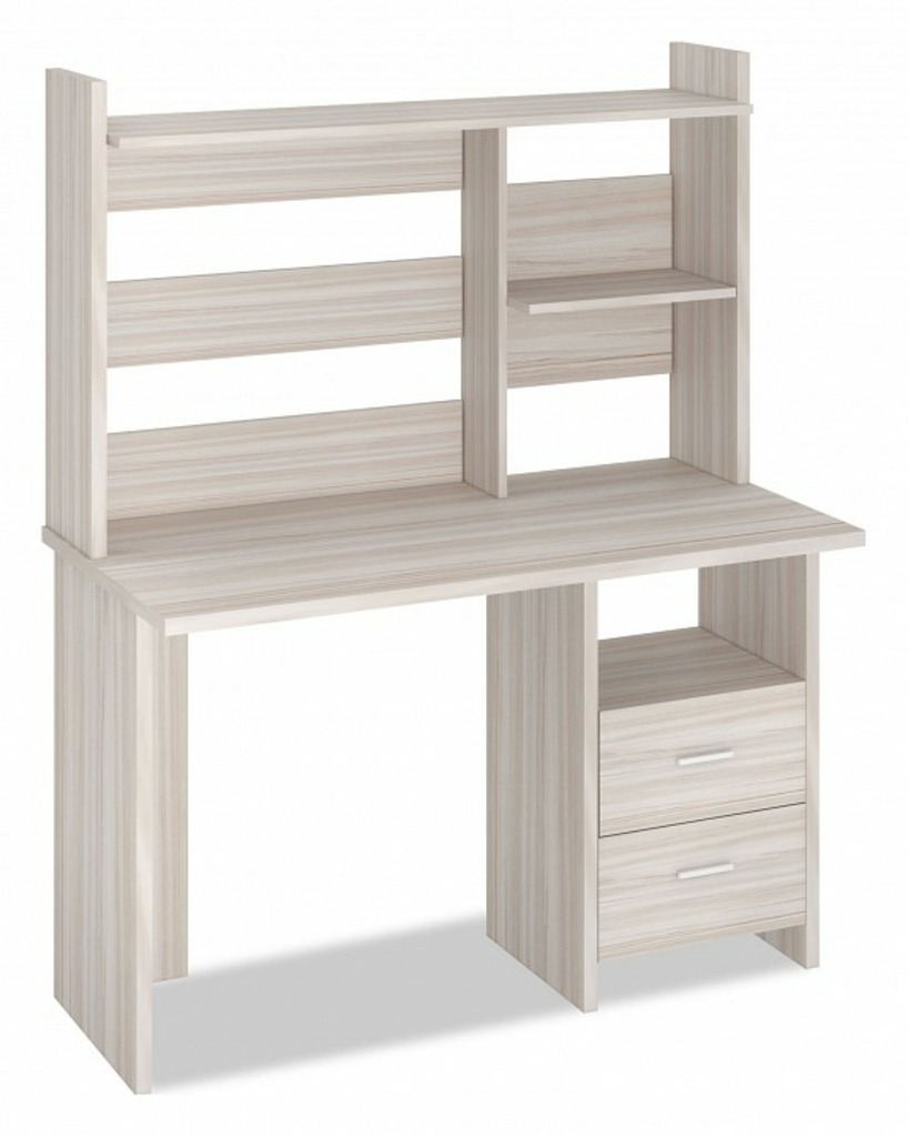 Фото Стол компьютерный Домино Лайт СКЛ-Прям120+НКЛ-120 MER_SKL-Pryam120_NKL-120_K - интернет-магазин МегаТерем в Москве