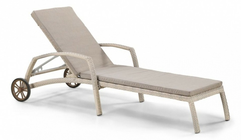 Фото Лежак A35C2-W85 Latte с матрасом AFN_A35C2-W85_Latte - интернет-магазин МегаТерем в Москве