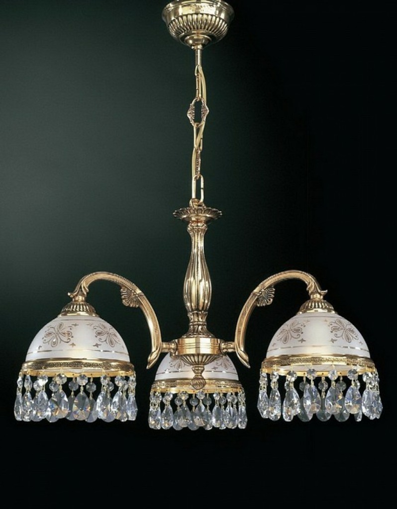 Фото Подвесная люстра Reccagni Angelo 6100 L 6100/3 RA_L_6100_3 - интернет-магазин МегаТерем в Москве