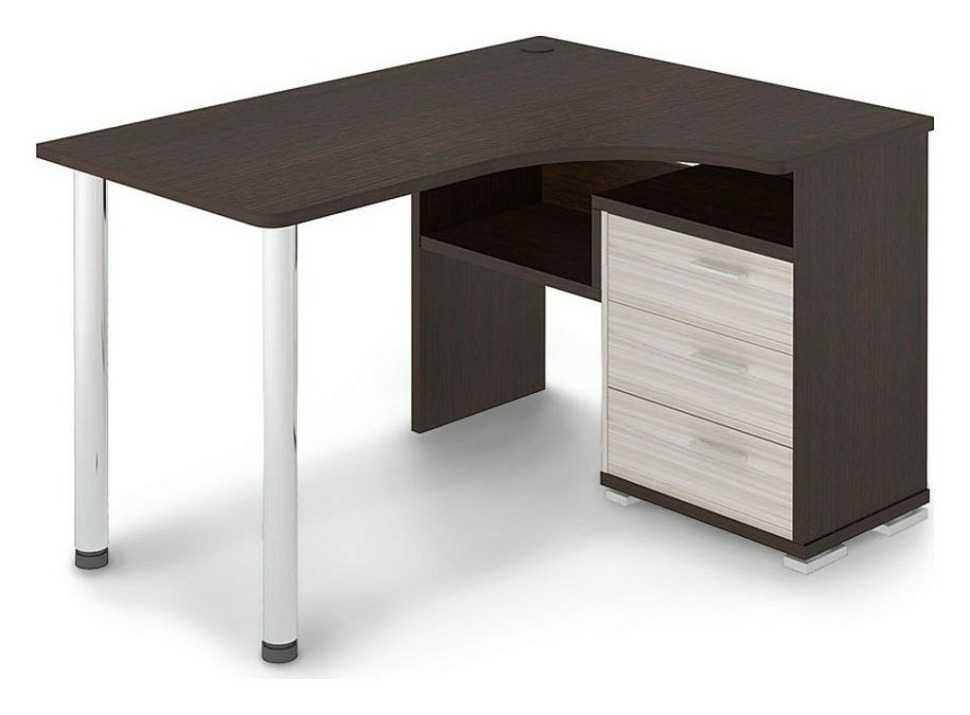 Фото Стол письменный Домино СР-132С-130 MER_SR-132S_VK-PRAV - интернет-магазин МегаТерем в Москве