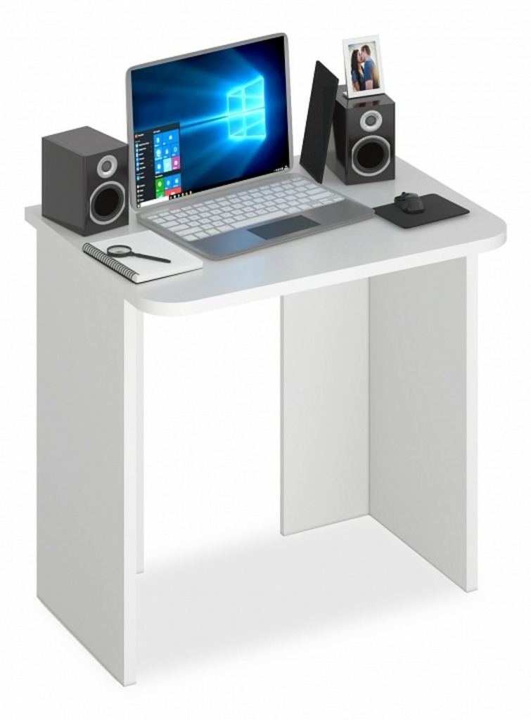 Фото Стол офисный Домино Lite СКЛ-Прям80Р MER_SKL-Pryam80R_BE - интернет-магазин МегаТерем в Москве