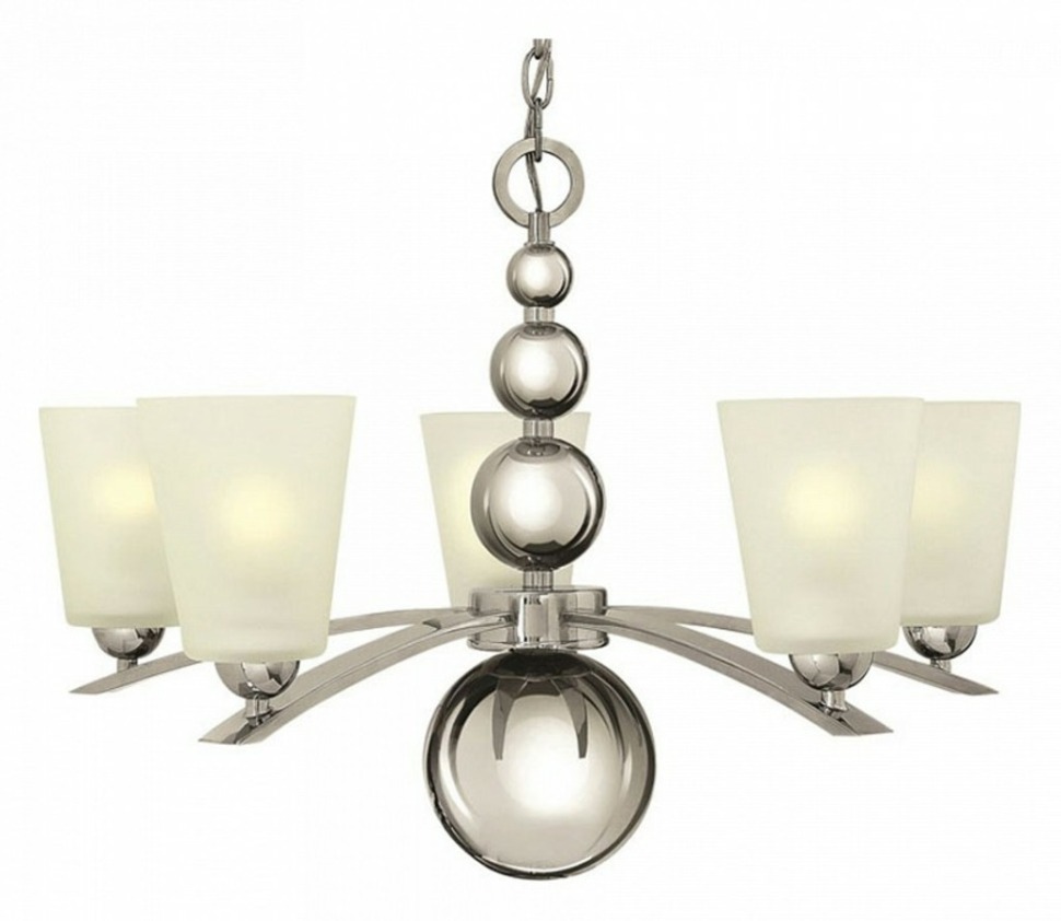 Фото Подвесная люстра Hinkley Zelda HK-ZELDA5-PN NC_HK_ZELDA5_PN - интернет-магазин МегаТерем в Москве