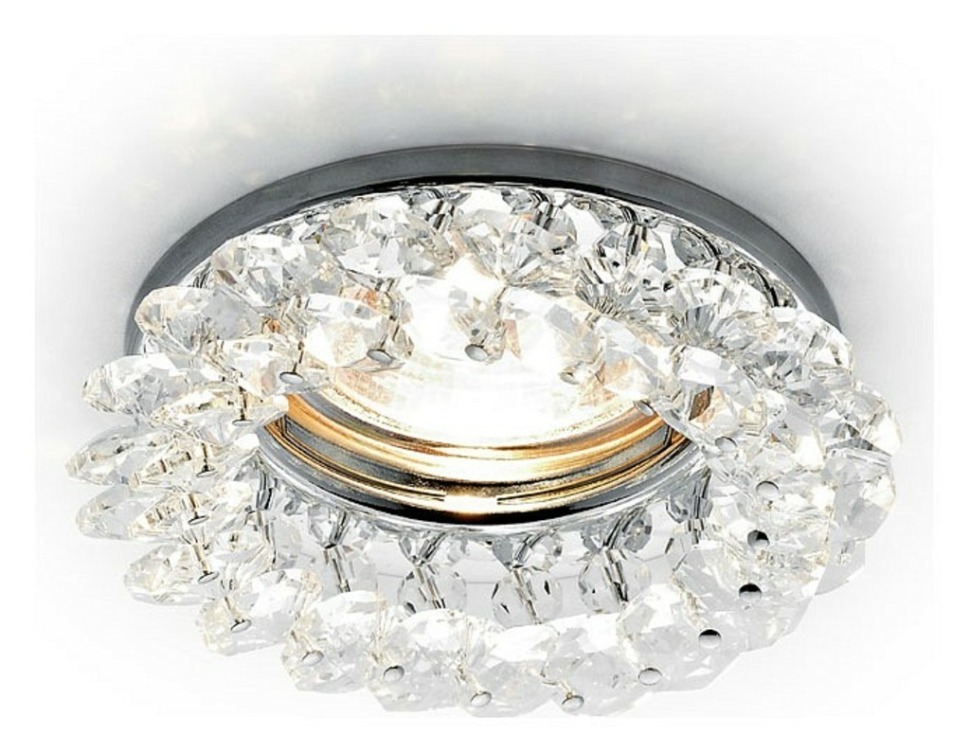 Фото Встраиваемый светильник Ambrella Light K K206 CL/CH AMBR_K206_CL_CH - интернет-магазин МегаТерем в Москве