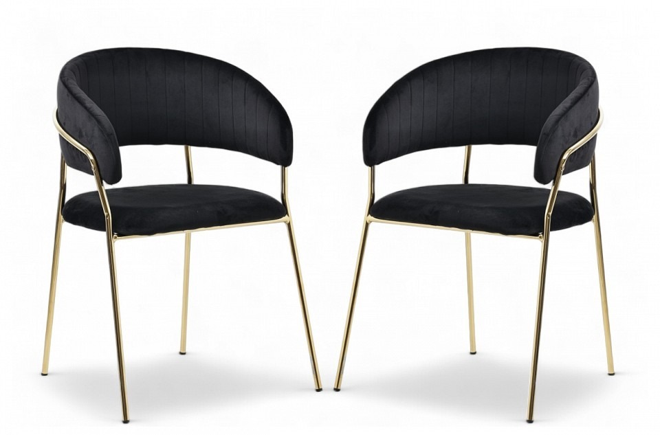 Фото Набор из 2 стульев Whispered Fusion HSBI_DC72_black_2 - интернет-магазин МегаТерем в Москве