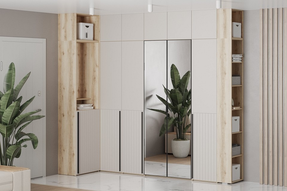 Фото Стенка для прихожей Арден SLV_Arden_system_1 - интернет-магазин МегаТерем в Москве