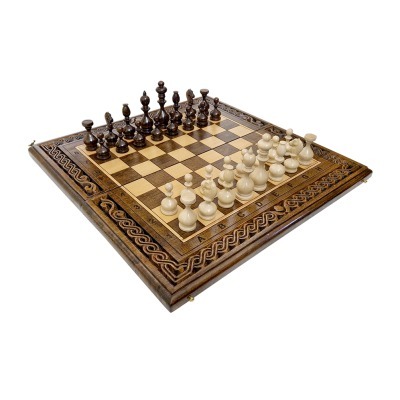 Шахматы + нарды резные Лоза...