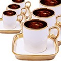 Фото Кофейный сервиз на 6 персон 120 мл LORAINE (12152) - интернет-магазин МегаТерем в Москве