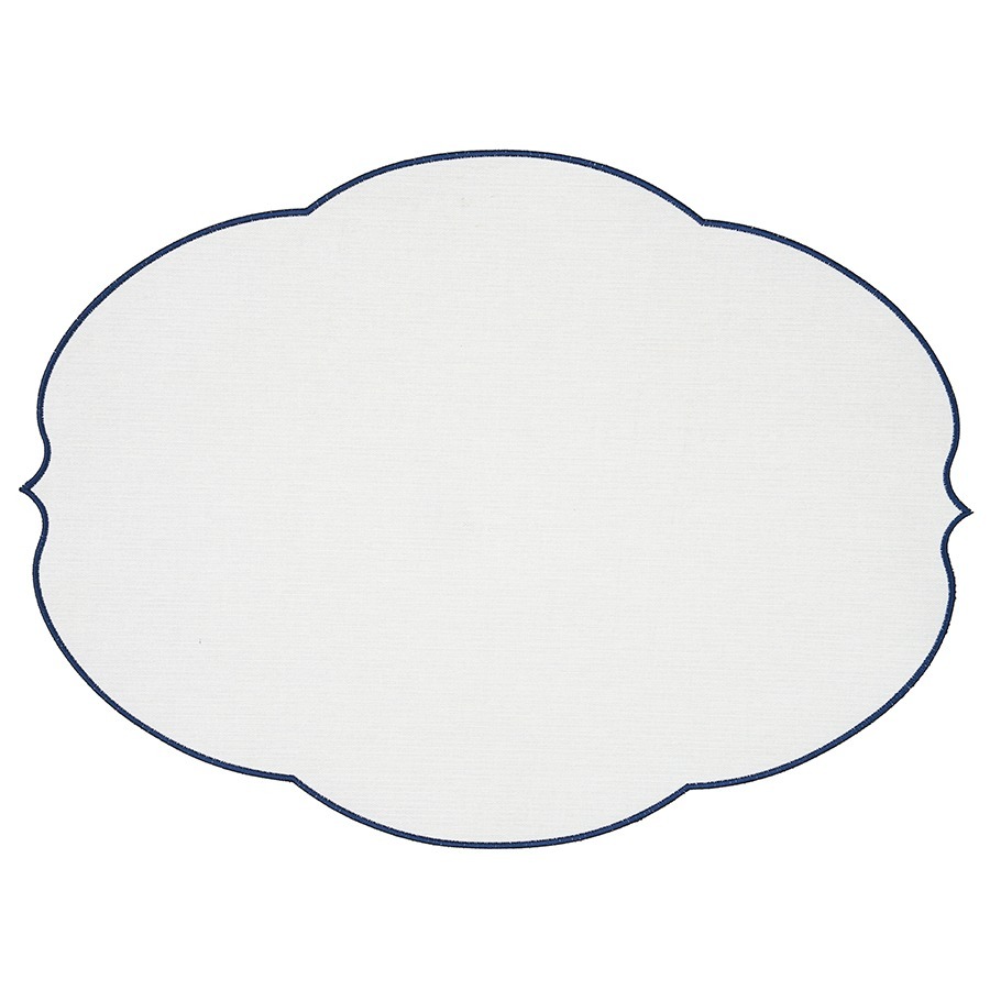 Фото Салфетка подстановочная овальная flowers, 48,8х36 см, белая (79118) - интернет-магазин МегаТерем в Москве