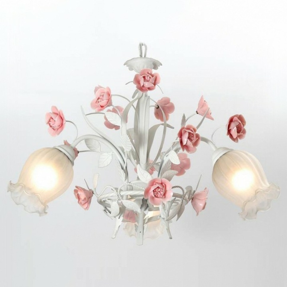Фото Подвесная люстра Lucia Tucci Fiori di Rose Fiori di rose 106.3 LT_Fiori_di_rose_106.3 - интернет-магазин МегаТерем в Москве