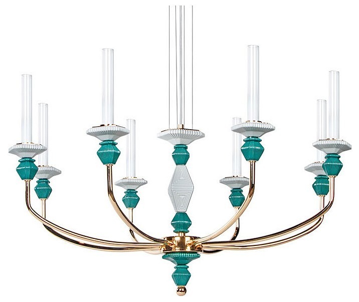 Фото Подвесная люстра Divinare Capello 4947/01 SP-8 DV_4947_01_SP-8 - интернет-магазин МегаТерем в Москве