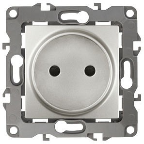 Фото Розетка без заземления, без рамки Эра Эра 12 12-2105-15 ER_B0019338 - интернет-магазин МегаТерем в Москве