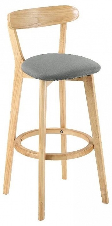 Фото Стул барный Elevate Zenith HSBI_B016_wooden_greyf - интернет-магазин МегаТерем в Москве
