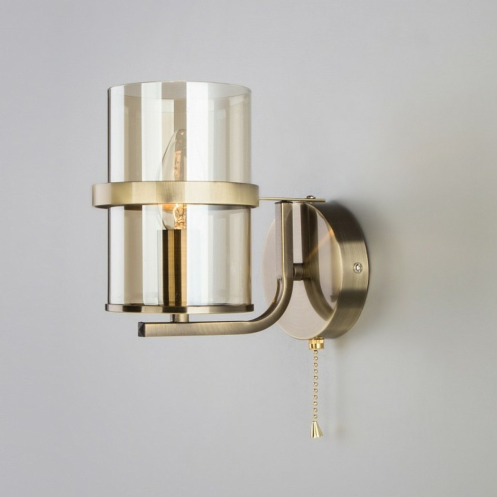 Фото Бра Eurosvet Coppa 60085/1 античная бронза EV_a043710 - интернет-магазин МегаТерем в Москве