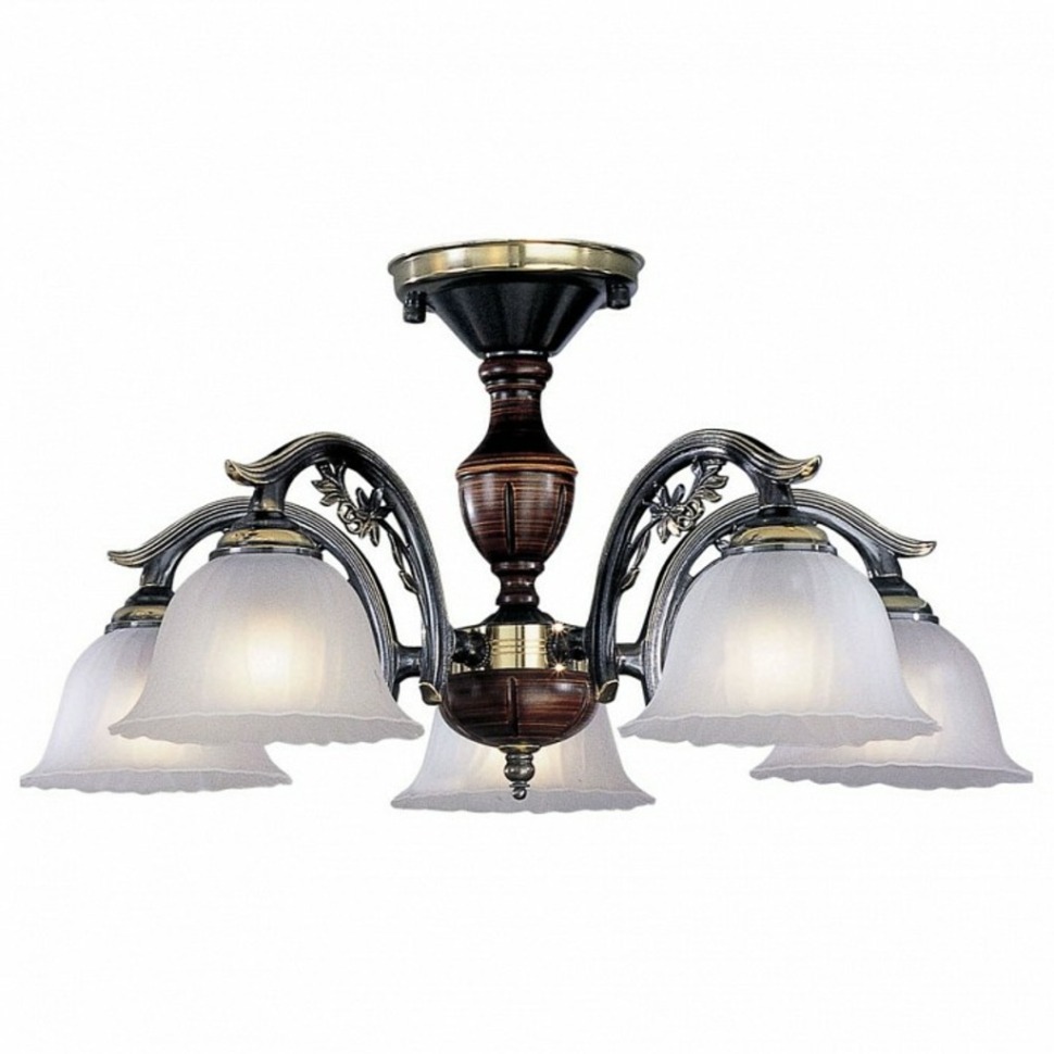 Фото Люстра на штанге Reccagni Angelo 2700 PL 2700/5 RA_PL_2700_5 - интернет-магазин МегаТерем в Москве