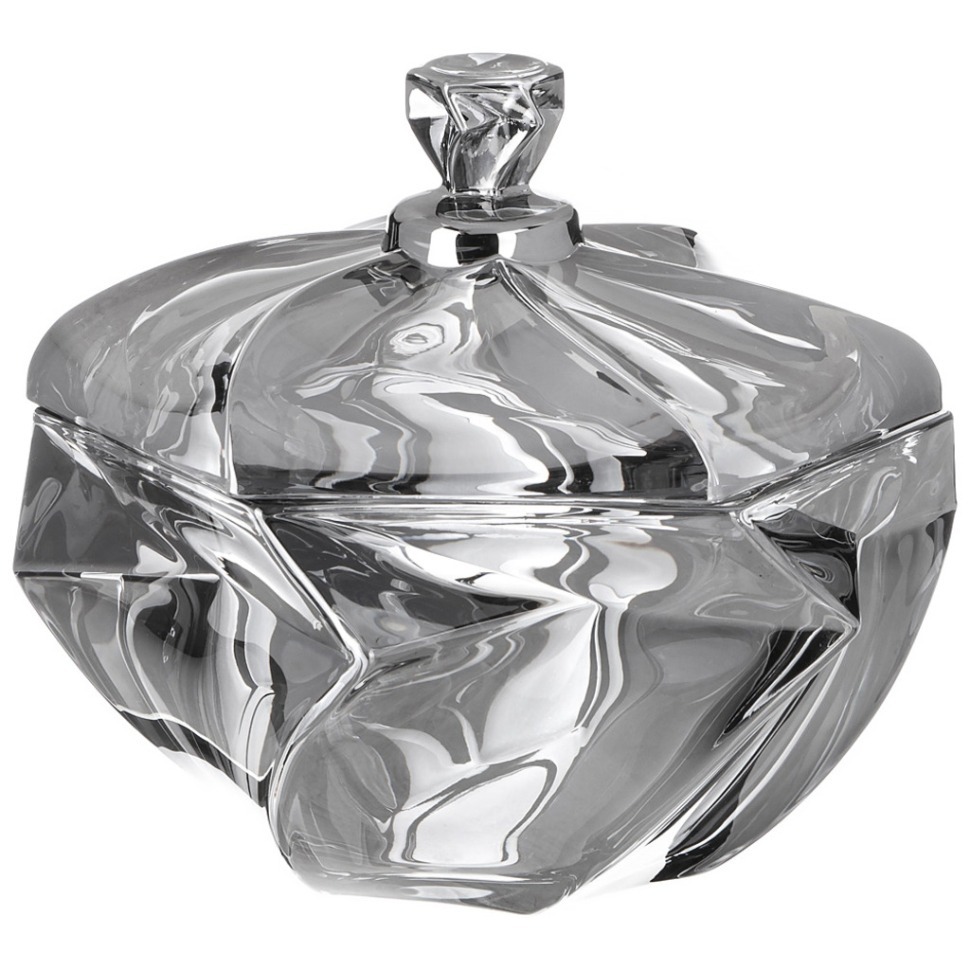 Фото Блюдо с крышкой bohema grey диаметр=17 см высота=15,5 см Lefard (195-223) - интернет-магазин МегаТерем в Москве