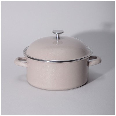 Кастрюля agness эмалированн...