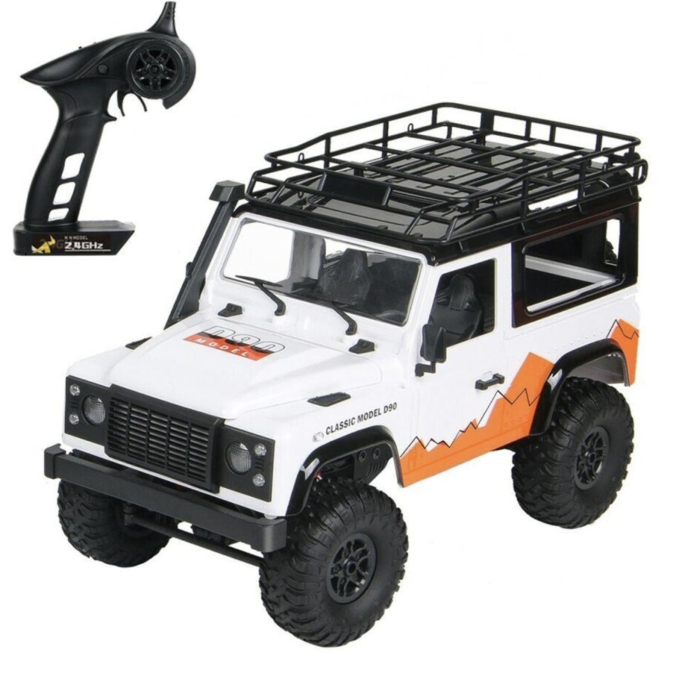 Фото Радиоуправляемый внедорожник Defender D90 4WD 1:12 (MN-99-WHITE) - интернет-магазин МегаТерем в Москве