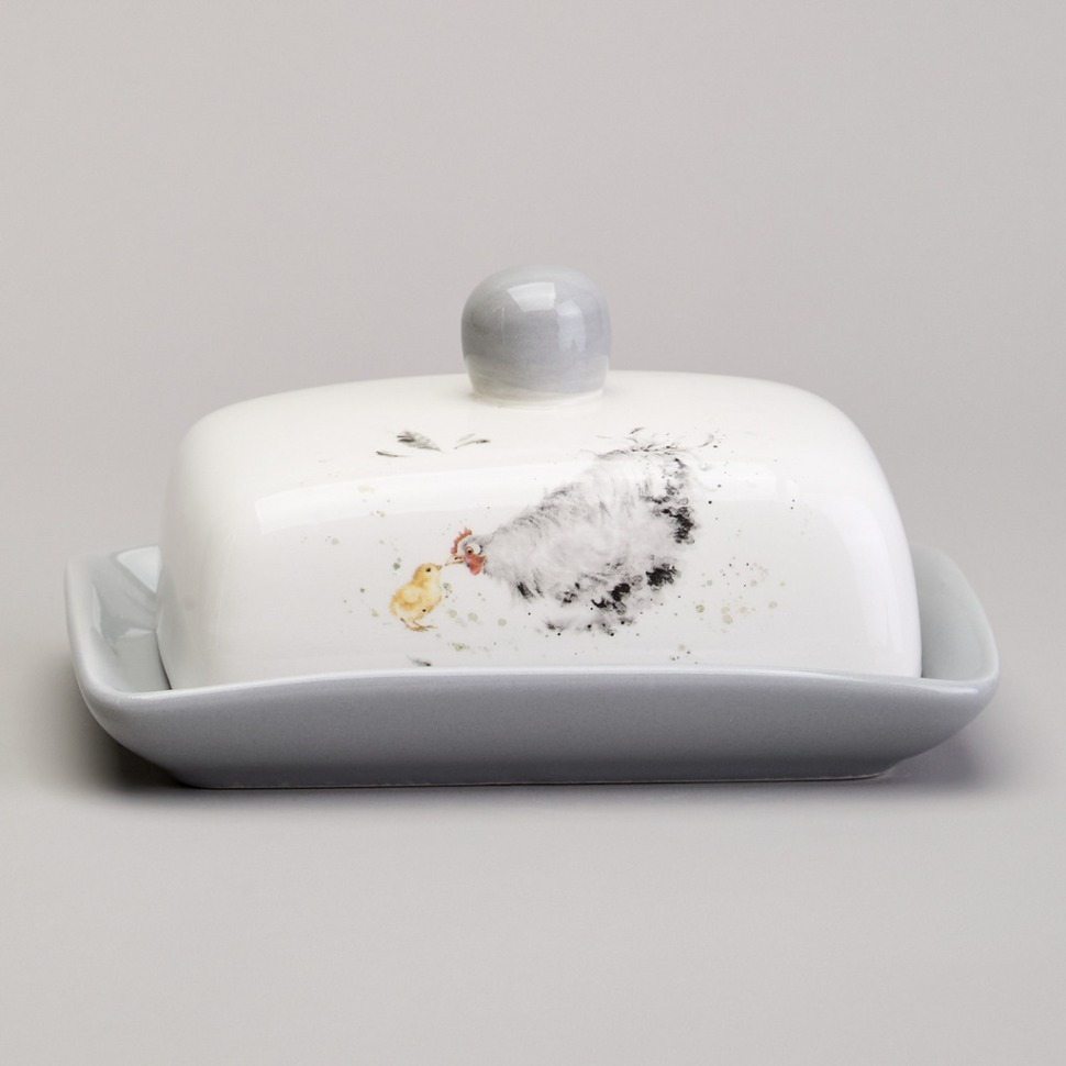 Фото Масленка lefard funny hens 17*12*8,5 см (358-2301)  - интернет-магазин МегаТерем в Москве