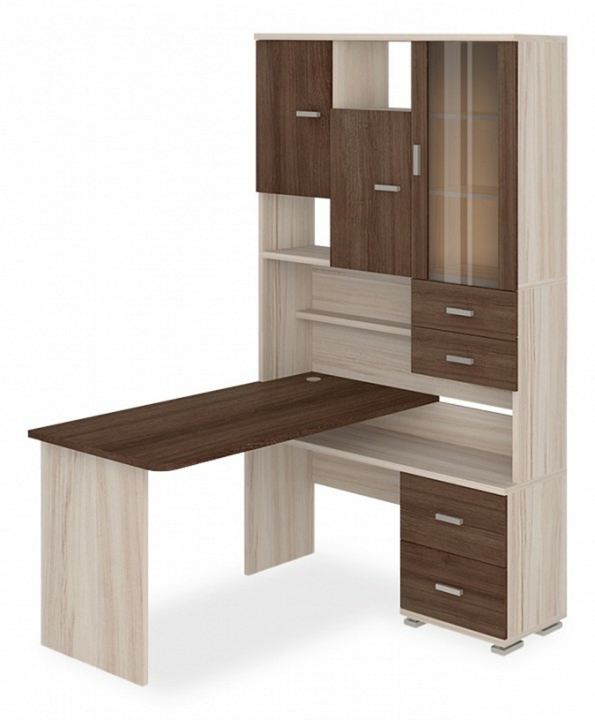 Фото Стол компьютерный Домино СР-620/140 MER_SR-620-140_KSHSH-PRAV - интернет-магазин МегаТерем в Москве