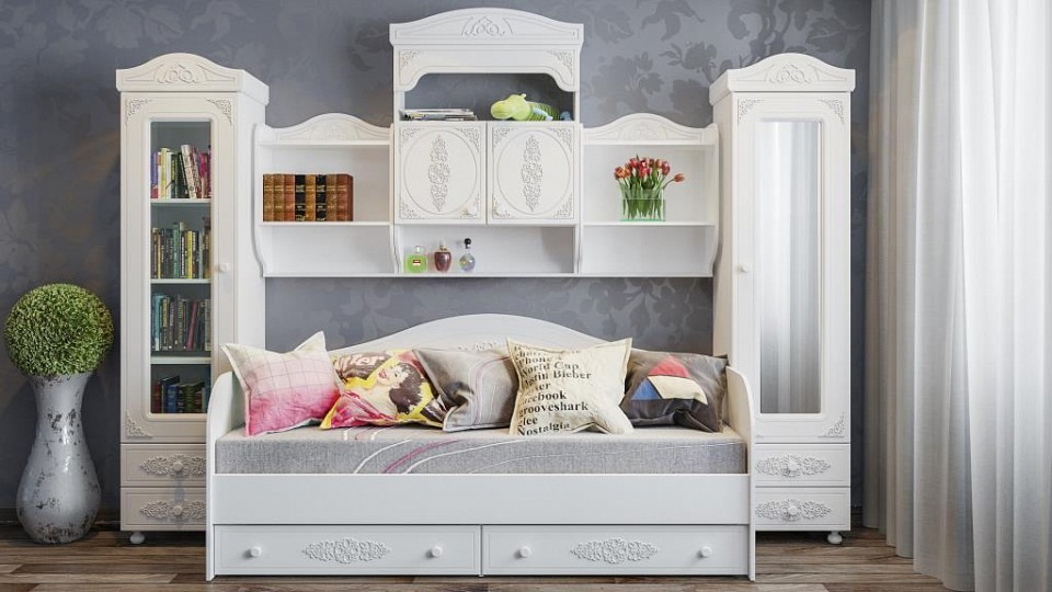 Фото Гарнитур для детской Ассоль KOM_Assol_childrens_room_2 - интернет-магазин МегаТерем в Москве