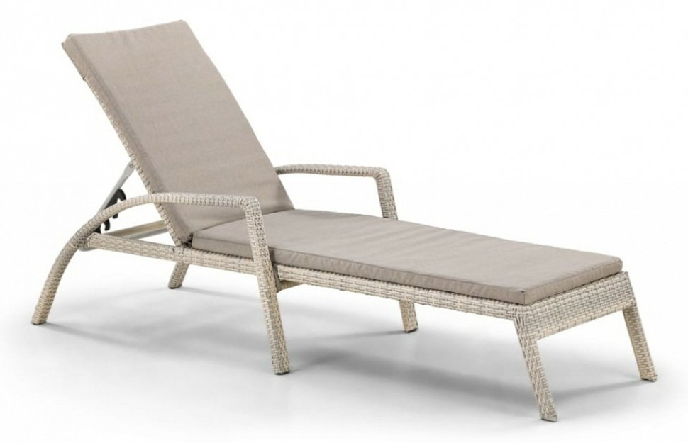 Фото Лежак A30C2-W85 Latte с матрасом AFN_A30C2-W85_Latte - интернет-магазин МегаТерем в Москве